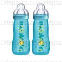 MAM Easy Active biberon 2&egrave;me &acirc;ge Turquoise x 2