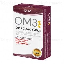 OM3 coeur cerveau vision x60 capsules