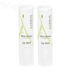 A-DERMA Les indispensables - Stick L&egrave;vres lot de 2