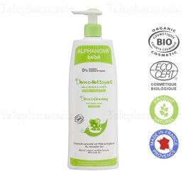 ALPHANOVA B&eacute;b&eacute; Dermo-nettoyant flacon pompe 500 ml