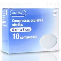 ALVITA COMPRESSES OCCULAIRES STE.X