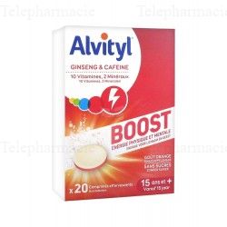 ALVITYL Boost - Effervescent go&ucirc;t orange 20 comprim&eacute;s