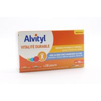ALVITYL Vitalit&eacute; Durable Energie physique et mentale - Aide au bon fonctionnement du foie 28 jours