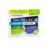 ARKOPHARMA Arkorelax sommeil fort 8h boite de 30 comprim&eacute;s
