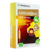 ARKOPHARMA Arkoroyal Gel&eacute;e Royale Bio 20 ampoules