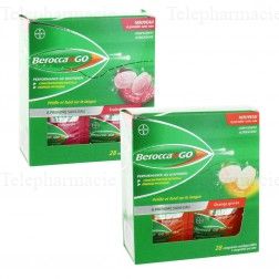 BEROCCA N GO performance au quotidien fruits rouges Bo&icirc;te de 28 sachets