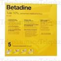 BETADINE TULLE 10 POUR CENT, pansement m&eacute;dicamenteux