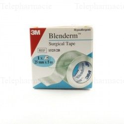 Blenderm sparadrap plastique occlusif 25mmx5m