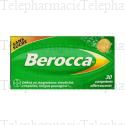 Berocca sans sucre effervescents Bo&icirc;te de 30 comprim&eacute;s