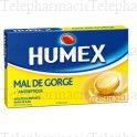 HUMEX Mal de gorge miel citron pastilles sans sucre