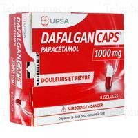 DAFALGANCAPS 1000MG x8 g&eacute;lules
