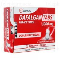 DAFALGANtabs 1000mg x8comprim&eacute;s UPSA