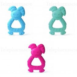 DODIE Anneau de dentition Lapin bleu d&egrave;s 4 mois 0%BPA