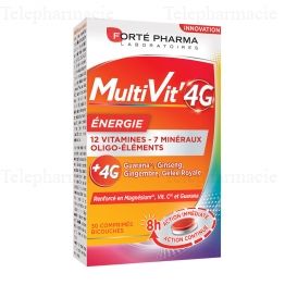 FORT&Eacute; PHARMA Multivit 4G &eacute;nergie 30 comprim&eacute;s