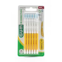 GUM n&deg;2114 Brossettes interdentaires proxabrush bi direction x6 1.4 mm
