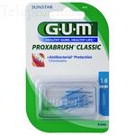 GUM n&deg;614 Brossettes interdentaires proxabrush classic 1.5mm x 8