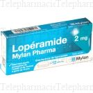 LOPERAMIDE 2mg Mylan 12 g&eacute;lules