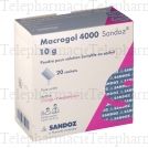 MACROGOL 4 000 10G SANDOZ SACH