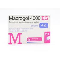 MYLAN Macrogol 4000EG 4g x20 sachets buvables