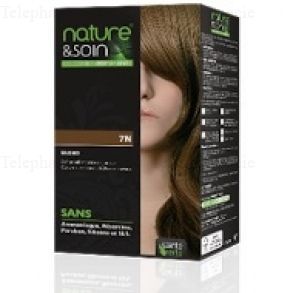 NATURE & SOIN Coloration permanente Blond 7N