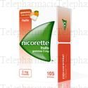 NICORETTE Fruits 2 mg sans sucre Bo&icirc;te de 105 gommes