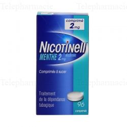 NICOTINELL menthe 2mg Bo&icirc;te de 96 comprim&eacute;s