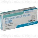 MYLAN Paracetamol 500mg x16 comprim&eacute;s