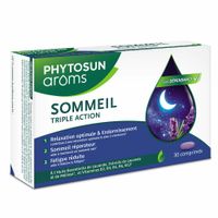 PHYTOSUN Ar&ocirc;ms Sommeil Triple Action 30 comprim&eacute;s