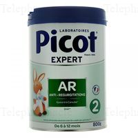 PICOT - AR Lait infantile anti-r&eacute;gurgitation 2eme &acirc;ge 6-12mois 800g