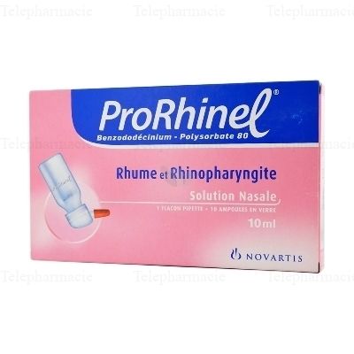 PRORHINEL rhume Bo&icirc;te de 10 dosettes