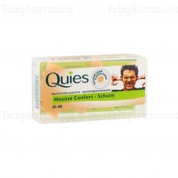 QUIES Mousse anti-bruit 3paires