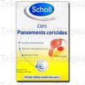 SCHOLL Expert traitement - Pansements coricides cors lot de 8