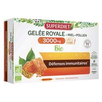 SUPERDIET Gel&eacute;e Royale 3000mg Bio 20x15ml